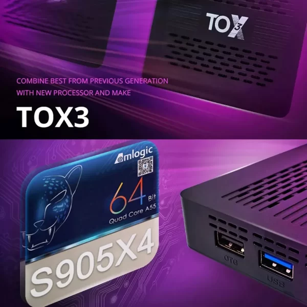 TOX3 Smart TV Box Android 11 - Image 3