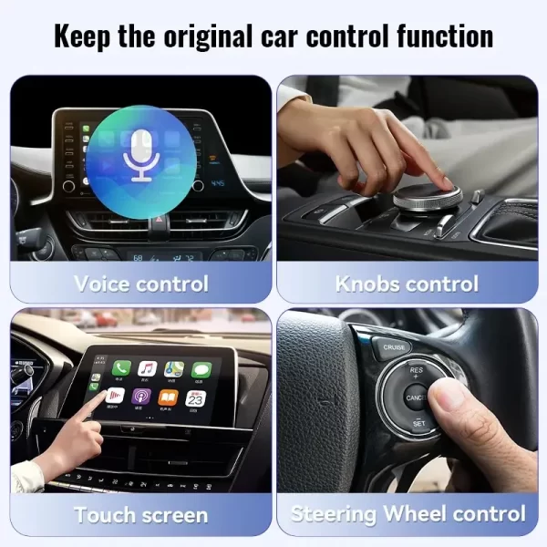 XUDA NOVO Adaptador sem fios para CarPlay Android Auto - Image 2