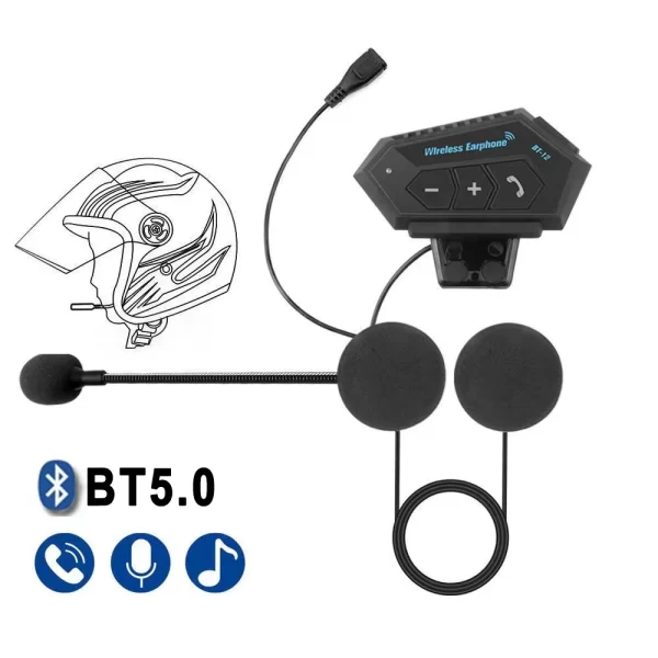 Auriculares Bluetooth para capacete de motociclista