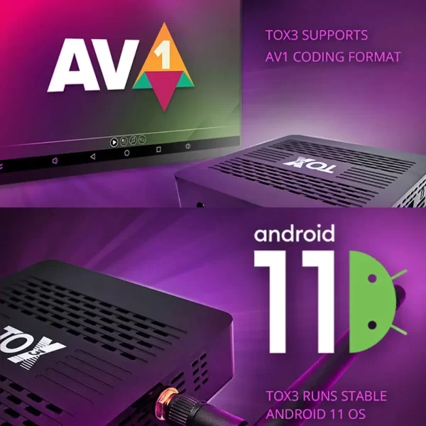 TOX3 Smart TV Box Android 11 - Image 4