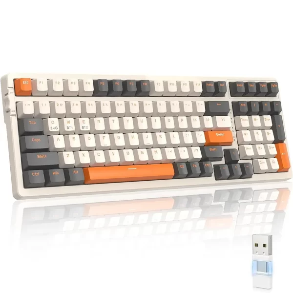 K96 teclado mecânico sem fio