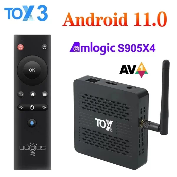 TOX3 Smart TV Box Android 11