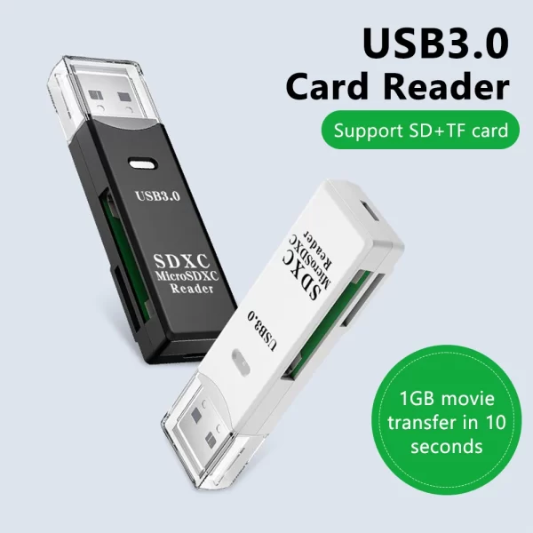 Leitor de cartão 2 em 1 usb 3.0 - Image 2